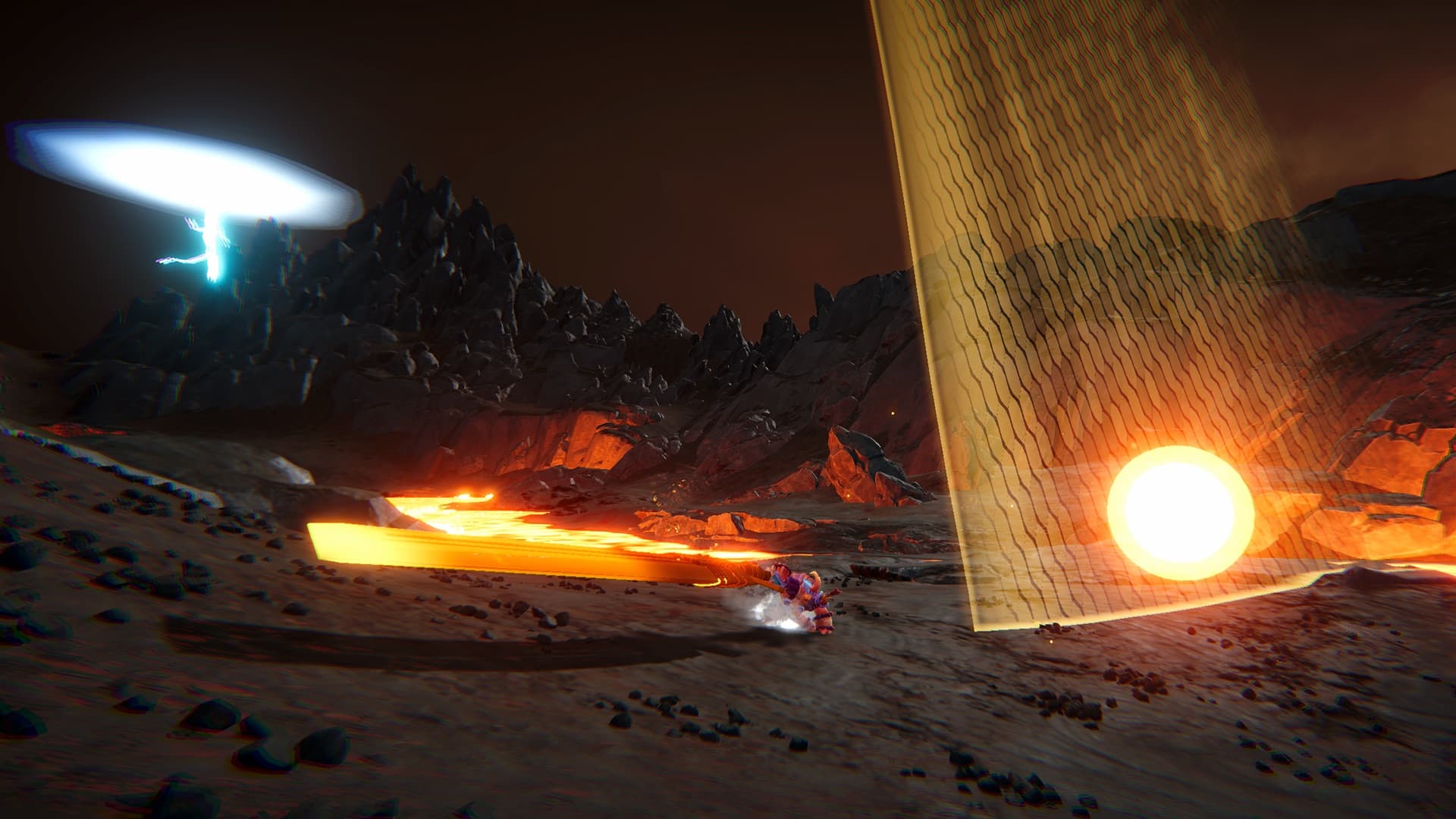 Titan Sword screenshot — A slash the size of the canyon